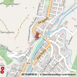 Mappa Piazza Giacomo Matteotti, 4, 47018 Santa Sofia, Forlì-Cesena (Emilia Romagna)