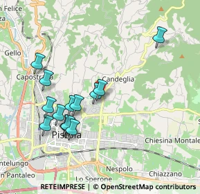 Mappa Via P.Antonelli, 51100 Pistoia PT, Italia (1.94857)