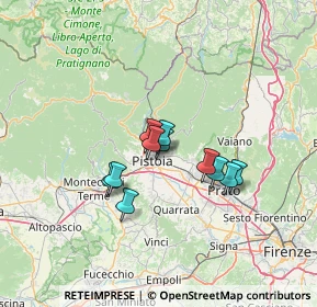 Mappa Via P.Antonelli, 51100 Pistoia PT, Italia (9.60182)
