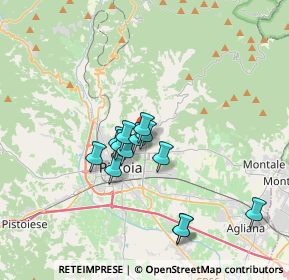 Mappa Via P.Antonelli, 51100 Pistoia PT, Italia (2.91462)