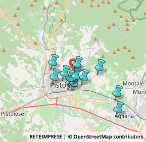 Mappa Via P.Antonelli, 51100 Pistoia PT, Italia (2.62333)