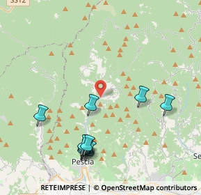 Mappa Via delle Valli, 51017 Pescia PT, Italia (4.65091)