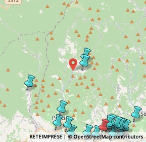 Mappa Via delle Valli, 51017 Pescia PT, Italia (6.9925)