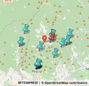 Mappa Via delle Valli, 51017 Pescia PT, Italia (3.627)