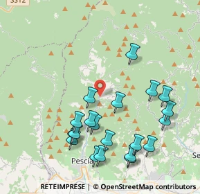 Mappa Via delle Valli, 51017 Pescia PT, Italia (4.465)