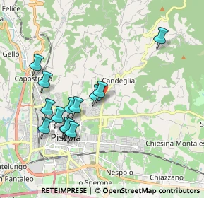 Mappa Via Carota e Molina I° Tratto, 51100 Pistoia PT, Italia (2.00143)