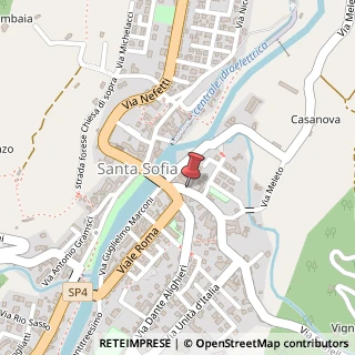 Mappa Piazza G. Garibaldi, 6/A, 47018 Santa Sofia, Forlì-Cesena (Emilia Romagna)