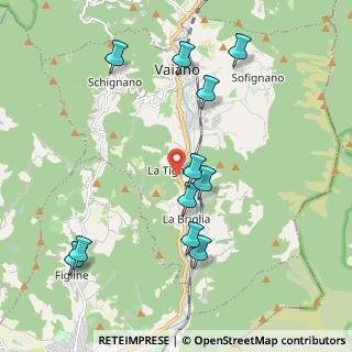 Mappa Via del Telaio, 59021 Vaiano PO, Italia (2.19545)