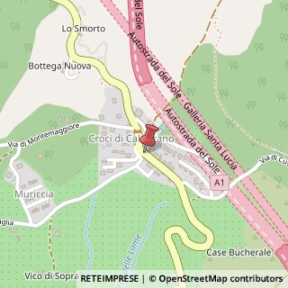 Mappa Via di Barberino, 91, 50041 Croci di Calenzano FI, Italia, 50041 Calenzano, Firenze (Toscana)