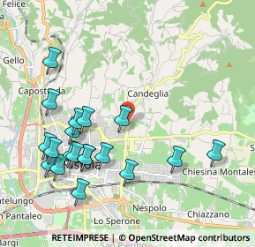 Mappa Tangenziale Est, 51100 Pistoia PT, Italia (2.28263)