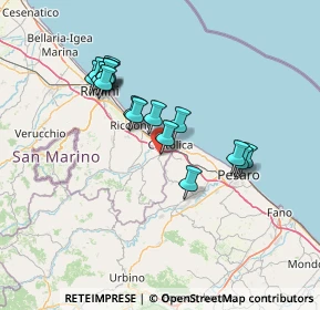 Mappa Via Ticino, 47842 San Giovanni In Marignano RN, Italia (12.81706)