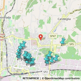 Mappa Via Montello, 51100 Pistoia PT, Italia (1.3825)