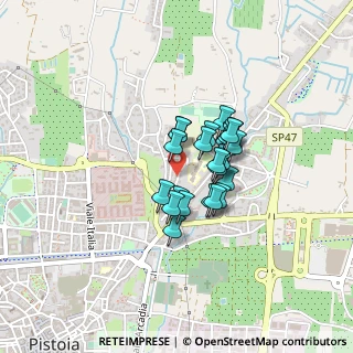Mappa Via Montello, 51100 Pistoia PT, Italia (0.272)