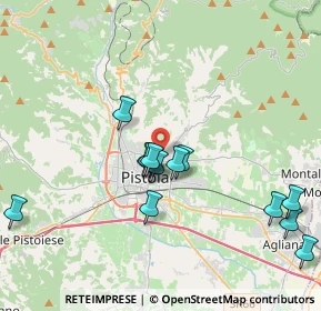 Mappa Via Montello, 51100 Pistoia PT, Italia (3.87)