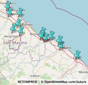 Mappa Via Primo Maggio, 47842 San Giovanni in Marignano RN, Italia (16.82923)