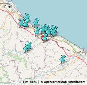 Mappa Via Primo Maggio, 47842 San Giovanni in Marignano RN, Italia (5.7975)