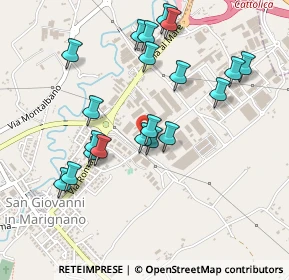 Mappa Via Primo Maggio, 47842 San Giovanni in Marignano RN, Italia (0.479)