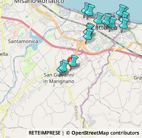 Mappa Via Primo Maggio, 47842 San Giovanni in Marignano RN, Italia (2.43188)