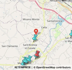 Mappa Via Sant'Andrea, 47843 Misano Adriatico RN, Italia (3.51818)