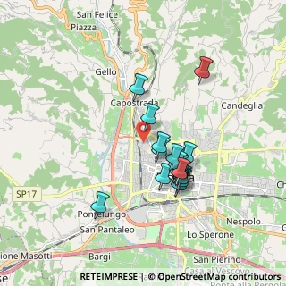 Mappa Via dell'Agrifoglio, 51100 Pistoia PT, Italia (1.53176)