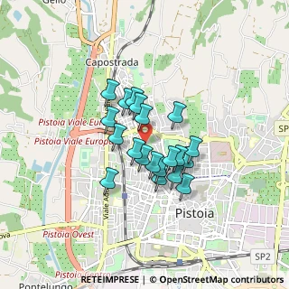 Mappa Via Dalmazia Fraz, 51100 Pistoia PT, Italia (0.617)