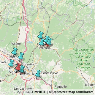 Mappa Via della Fonderia, 50032 Borgo San Lorenzo FI, Italia (18.66692)