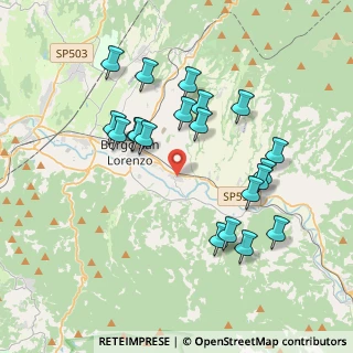 Mappa Via della Fonderia, 50032 Borgo San Lorenzo FI, Italia (3.819)