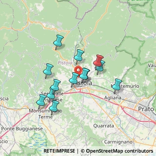 Mappa Via Sergio Sacconi, 51100 Pistoia PT, Italia (6.06385)
