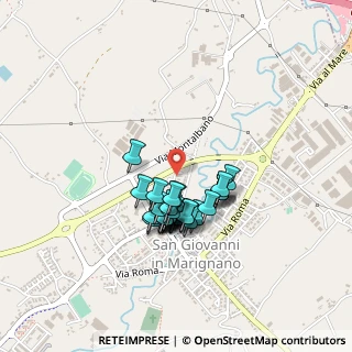 Mappa Via Don Luigi Lonfernini, 47842 San Giovanni In Marignano RN, Italia (0.35333)