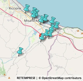 Mappa Via Don Luigi Lonfernini, 47842 San Giovanni In Marignano RN, Italia (3.23714)