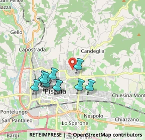 Mappa Via del Fornacione, 51100 Pistoia PT, Italia (1.69)