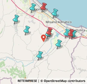 Mappa Via S. Andrea, 47843 Misano Adriatico RN, Italia (3.99167)
