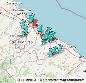 Mappa Via S. Andrea, 47843 Misano Adriatico RN, Italia (10.028)
