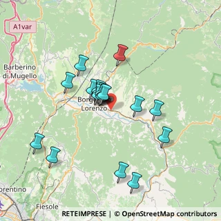 Mappa SP 551, 50032 Borgo San Lorenzo FI (6.0145)