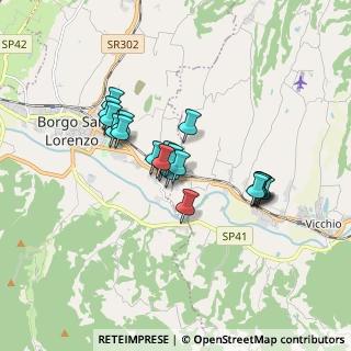 Mappa SP 551, 50032 Borgo San Lorenzo FI (1.341)