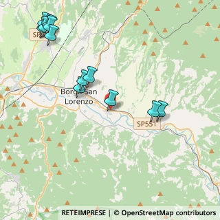 Mappa Mattagnano_V, 50032 Borgo San Lorenzo FI, Italia (5.21167)