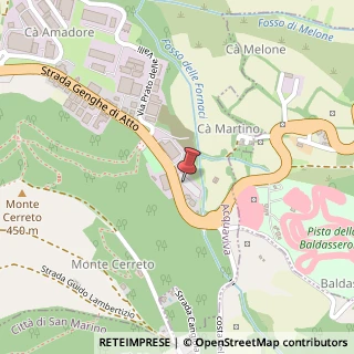 Mappa Via Palombarese, 54/A, 47892 Rimini, Rimini (Emilia Romagna)