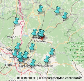 Mappa Via Rabatta, 50032 Borgo San Lorenzo FI, Italia (15.571)