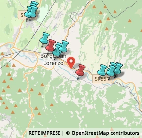 Mappa Via Rabatta, 50032 Borgo San Lorenzo FI, Italia (4.36938)