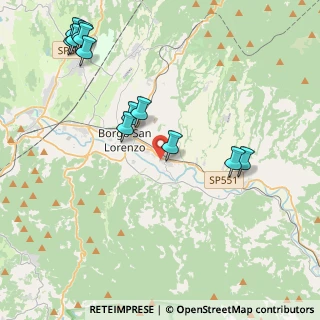 Mappa Via Rabatta, 50032 Borgo San Lorenzo FI, Italia (5.01583)