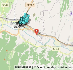 Mappa Via Rabatta, 50032 Borgo San Lorenzo FI, Italia (1.985)