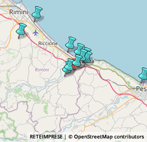 Mappa Via Tagliamento, 47842 San Giovanni In Marignano RN, Italia (5.43545)