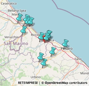 Mappa Via Tagliamento, 47842 San Giovanni In Marignano RN, Italia (12.32462)