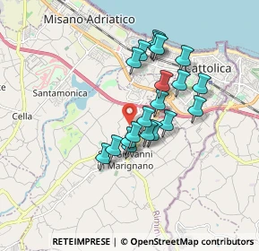 Mappa Via dell'artigianato, 47842 San Giovanni In Marignano RN, Italia (1.4325)