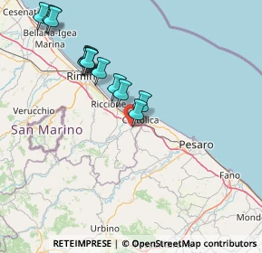 Mappa Via dell'artigianato, 47842 San Giovanni In Marignano RN, Italia (15.88)