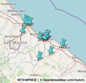 Mappa Via dell'artigianato, 47842 San Giovanni In Marignano RN, Italia (10.7)