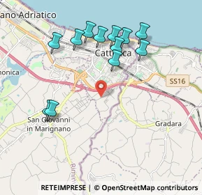 Mappa Via Mercadante, 47841 Cattolica RN, Italia (2.07083)