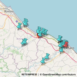 Mappa Via Saverio Mercadante, 47841 Cattolica RN, Italia (8.2335)