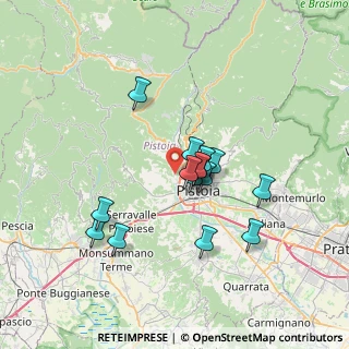 Mappa Via Fornace di San Giorgio, 51100 Pistoia PT, Italia (5.822)