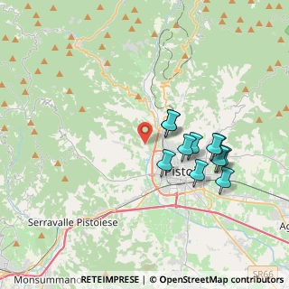 Mappa Via Fornace di San Giorgio, 51100 Pistoia PT, Italia (3.44)